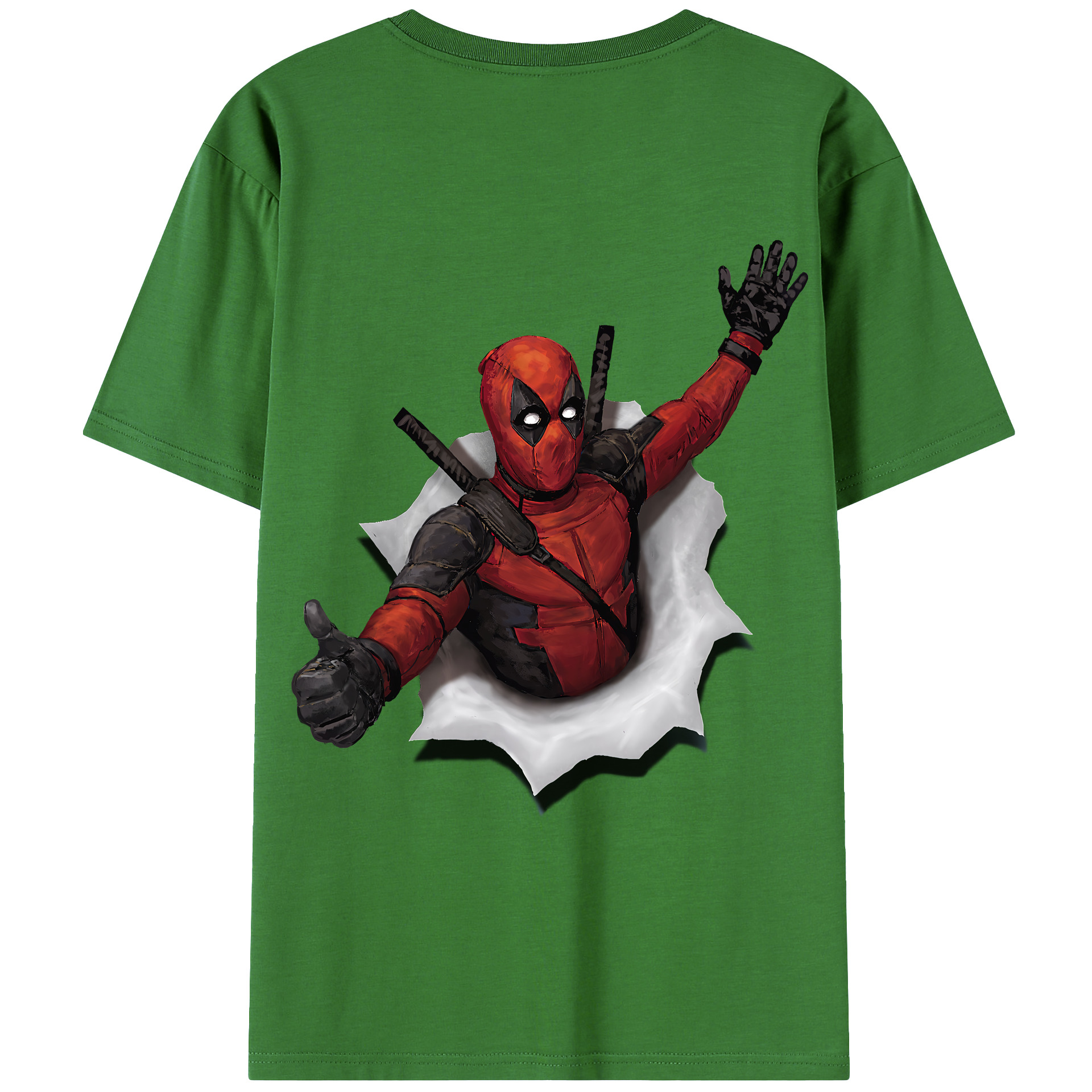 （画像用） Deadpool デッドプール レディース半袖Tシャツ(バックプリント)